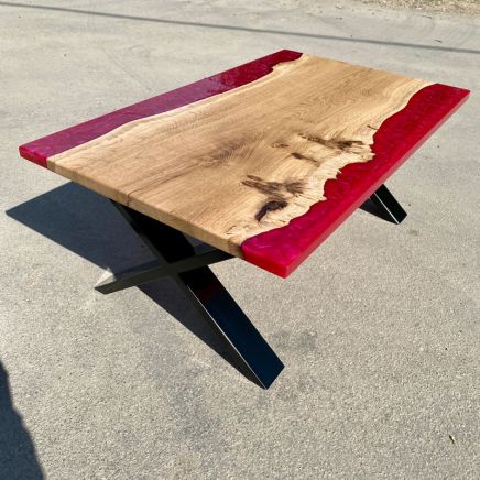 Hot Pink River Coffee Table